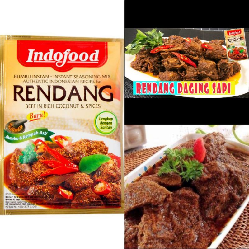 Jual Indofood Bumbu Rendang 45 gr | Shopee Indonesia