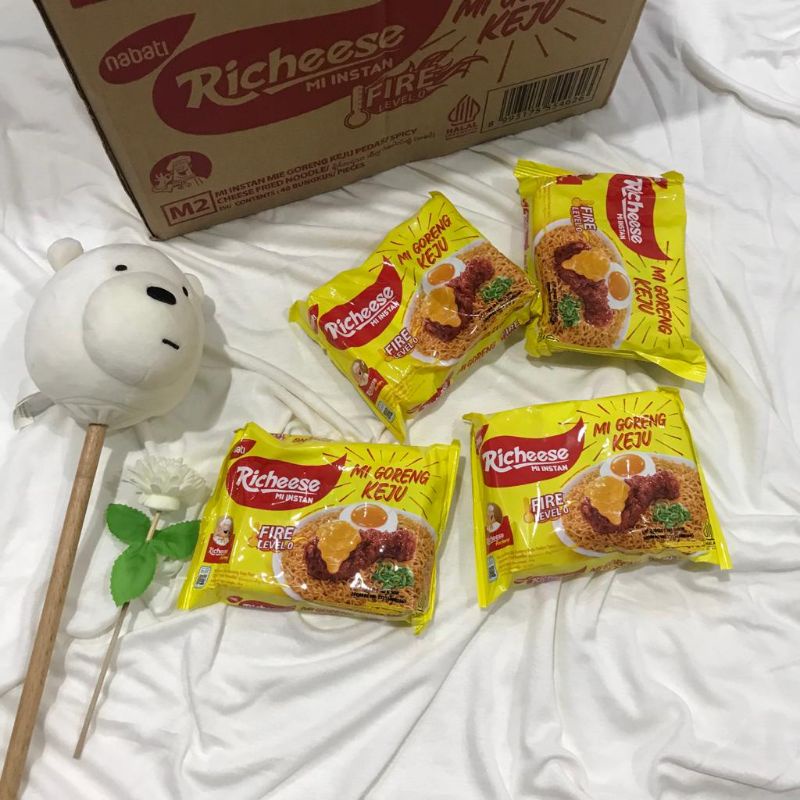 Jual Mie Richeese Keju Viral Level Shopee Indonesia