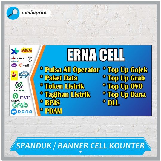 Jual SPANDUK / BANNER / BACKDROP / BALIHO CELLULAR KONTER CUSTOM ...