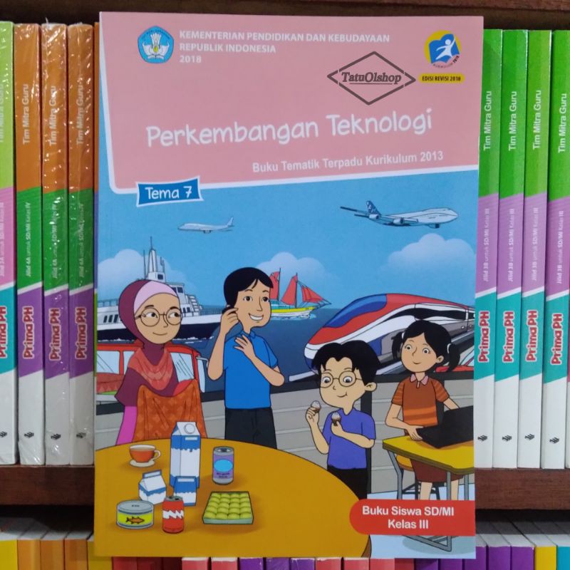 Jual Buku Tematik Terpadu Diknas Kemendikbud Sd Kelas 3 Tema 1 2 3 4 5 6 7 8 Kurikulum 2013 2678