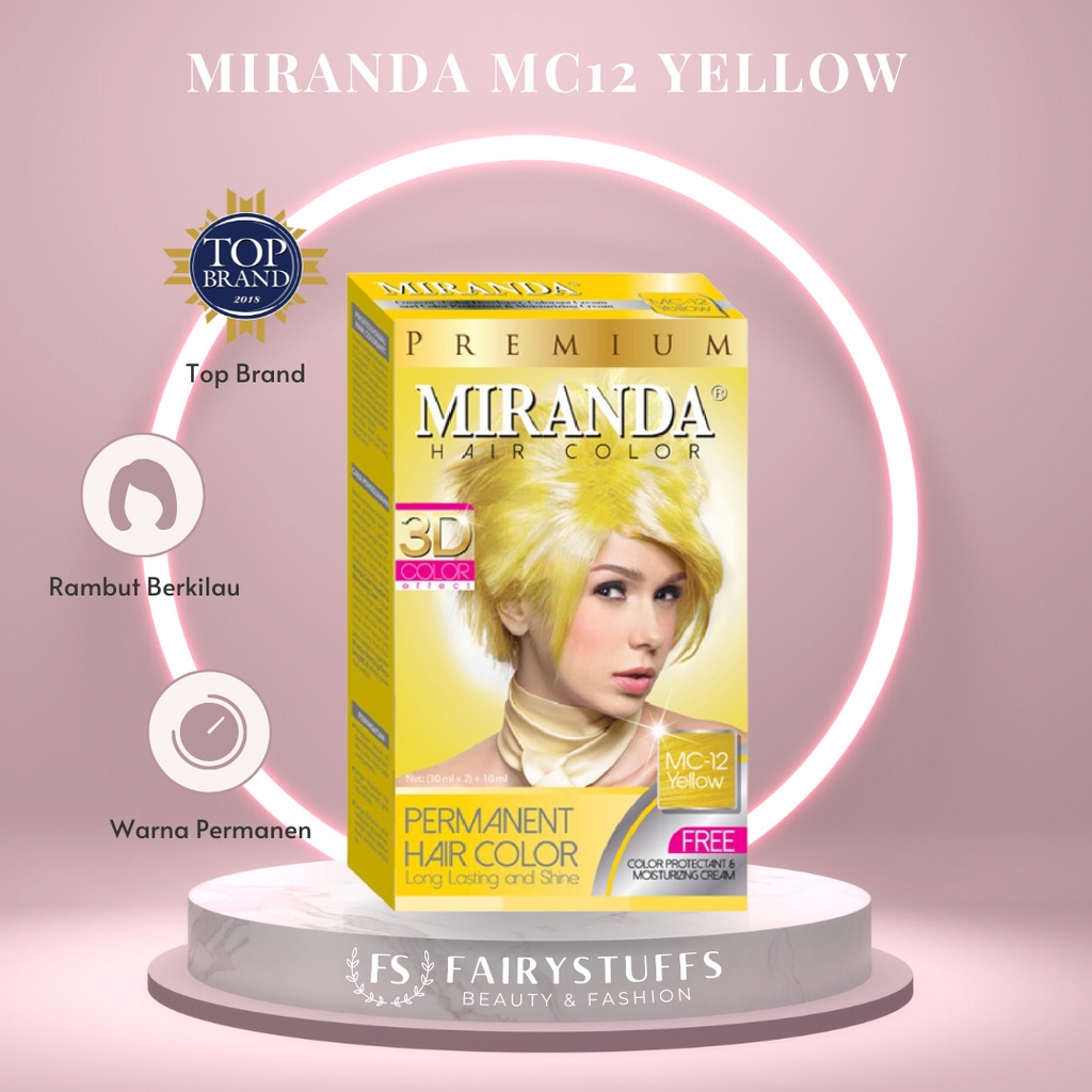 Jual Miranda Hair Color Premium Semir Cat Pewarna Rambut Miranda Original Mc Shopee Indonesia