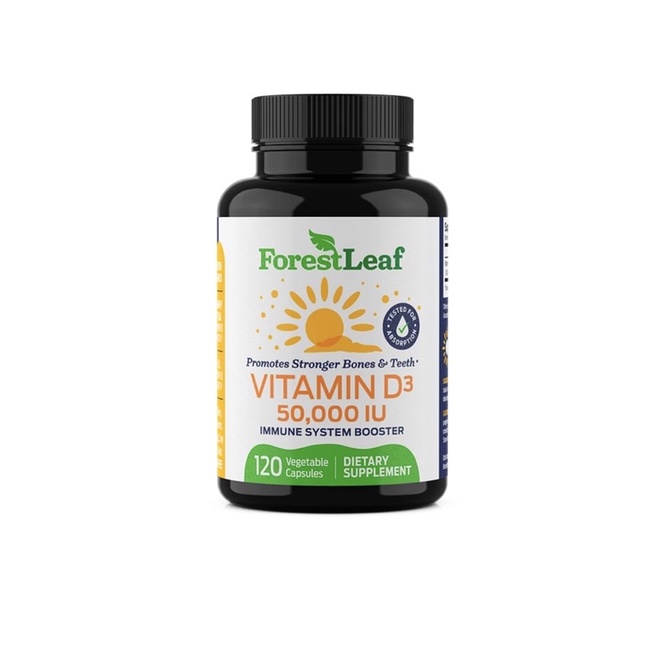 Jual FOREST LEAF Vitamin D3 50.000 iu Shopee Indonesia