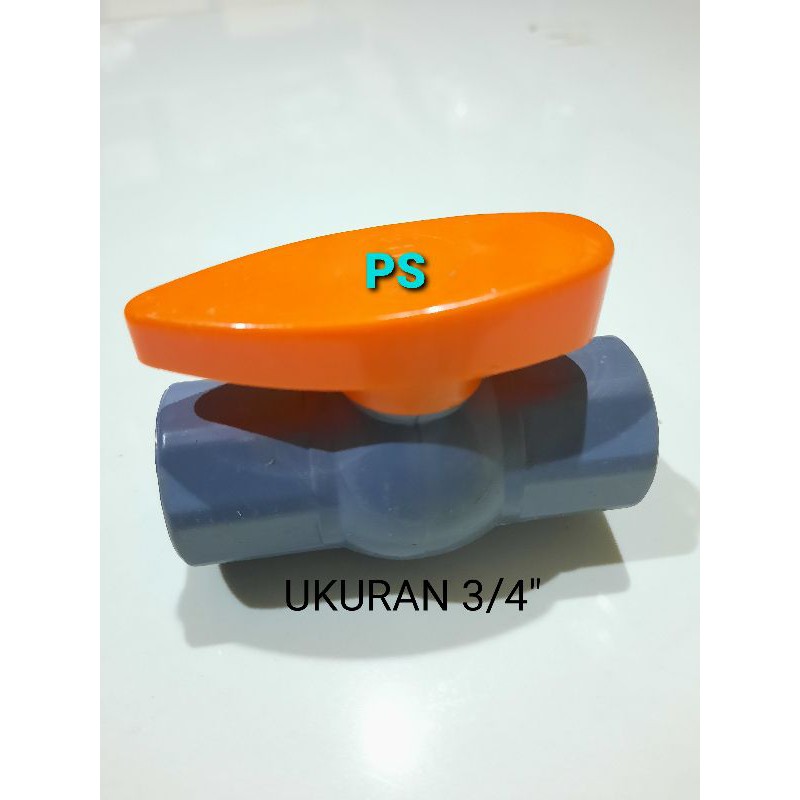 Jual Ball Valve 1/2” PVC - Stop Kran Air Sambungan Pralon | Shopee ...
