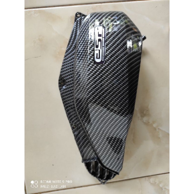 Jual karbon tutup radiator, tutup filter vario 125 150 esp led | Shopee ...