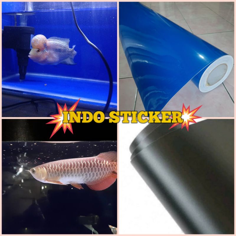 Jual Stiker Scotlite Baground Aquarium Sticker Kaca Akuarium Shopee