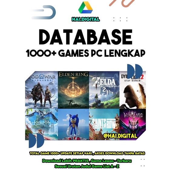 Jual Database Permainan PC Lengkap Selamanya 15TB | Shopee Indonesia