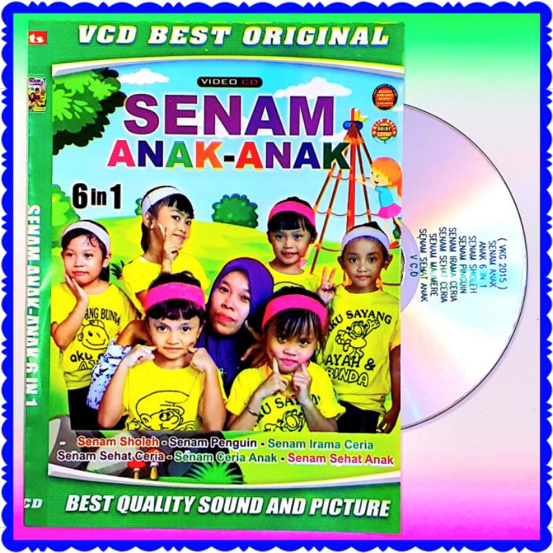 Jual KASET VCD VIDEO SENAM ANAK ANAK LENGKAP | Shopee Indonesia