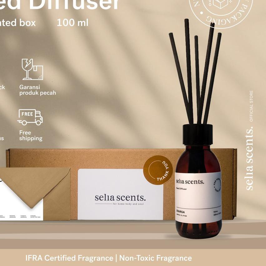 Jual Terbaik!![LR 012]Selia Scents Basic Reed Diffuser 100ml