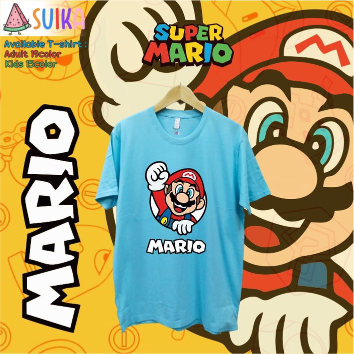 Jual Kaos Dewasa Mario Bross Kaos Mario Bross Kaos Mario Bros