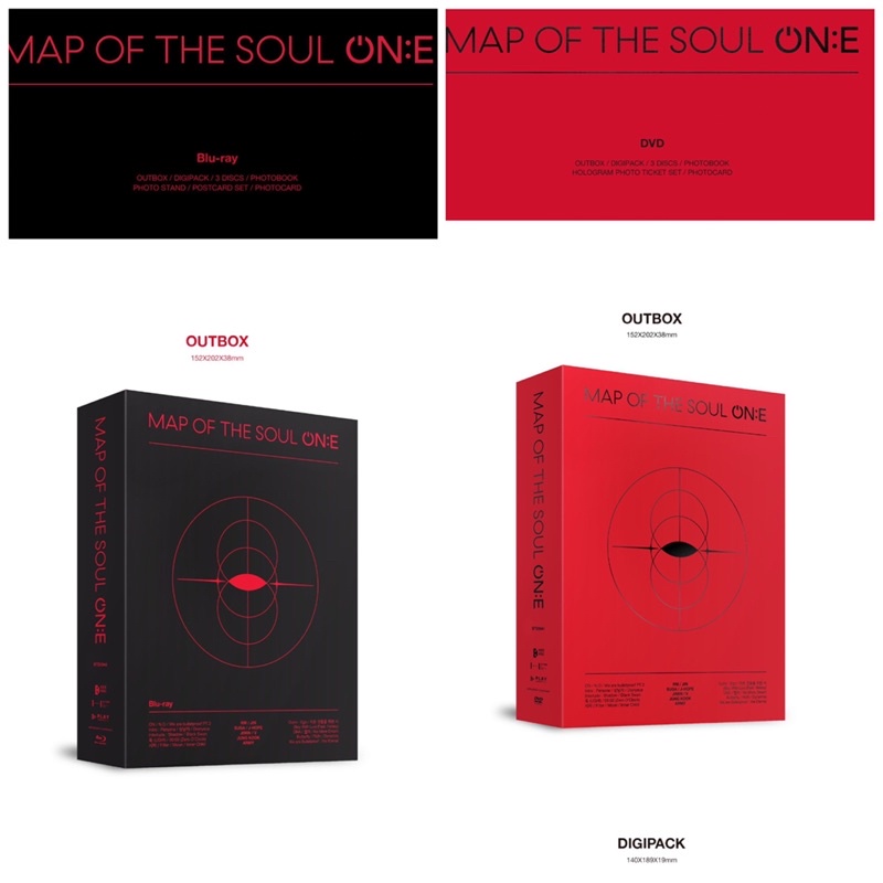 BTS Map of the soul on:e Blu-ray（BTS MAP 清めよ OF THE SOUL