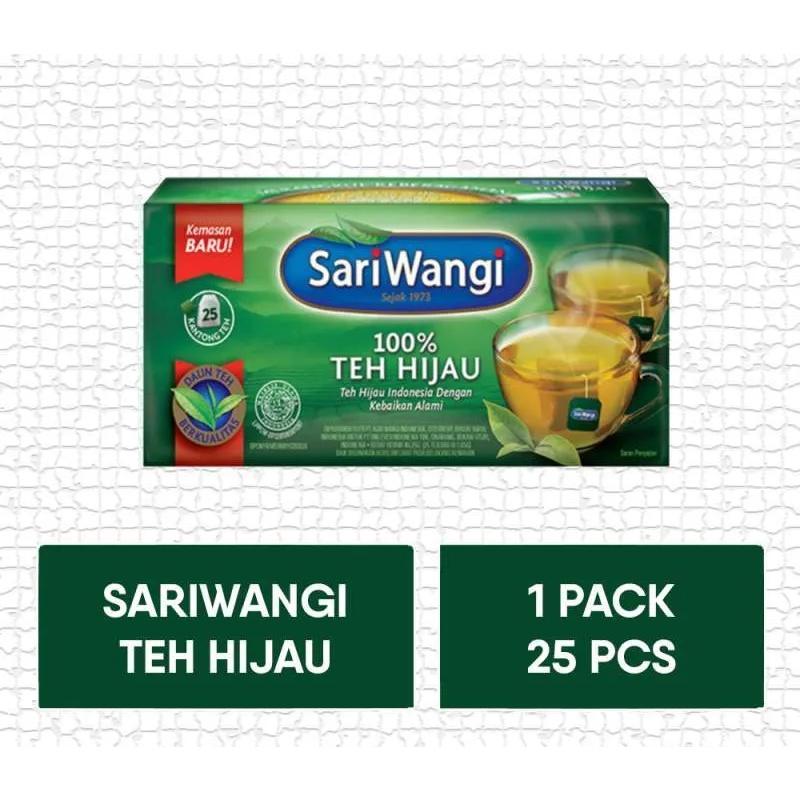 Jual Sariwangi Teh Hijau Celup Isi Sachet Shopee Indonesia