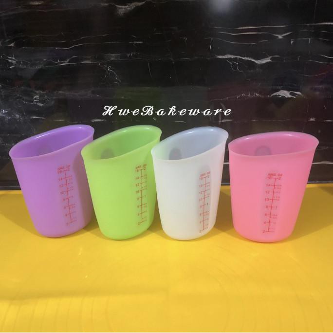 Jual Silicone Measuring Cup Gelas Takar Ukur 500 Ml Jonistm789 Shopee Indonesia 0878