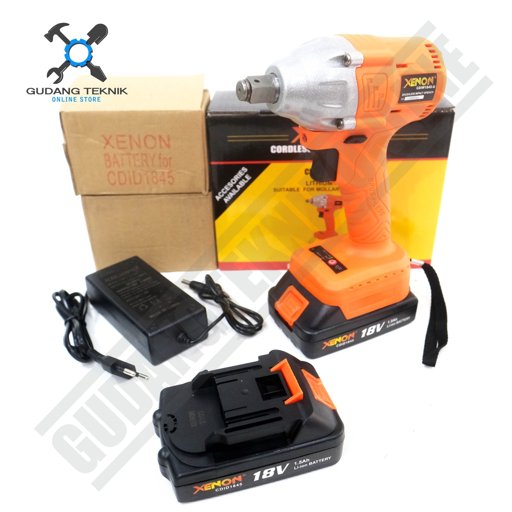 Jual Impact Wrench Cordless XENON CDIW1845U 18V / Mesin Bor Pembuka