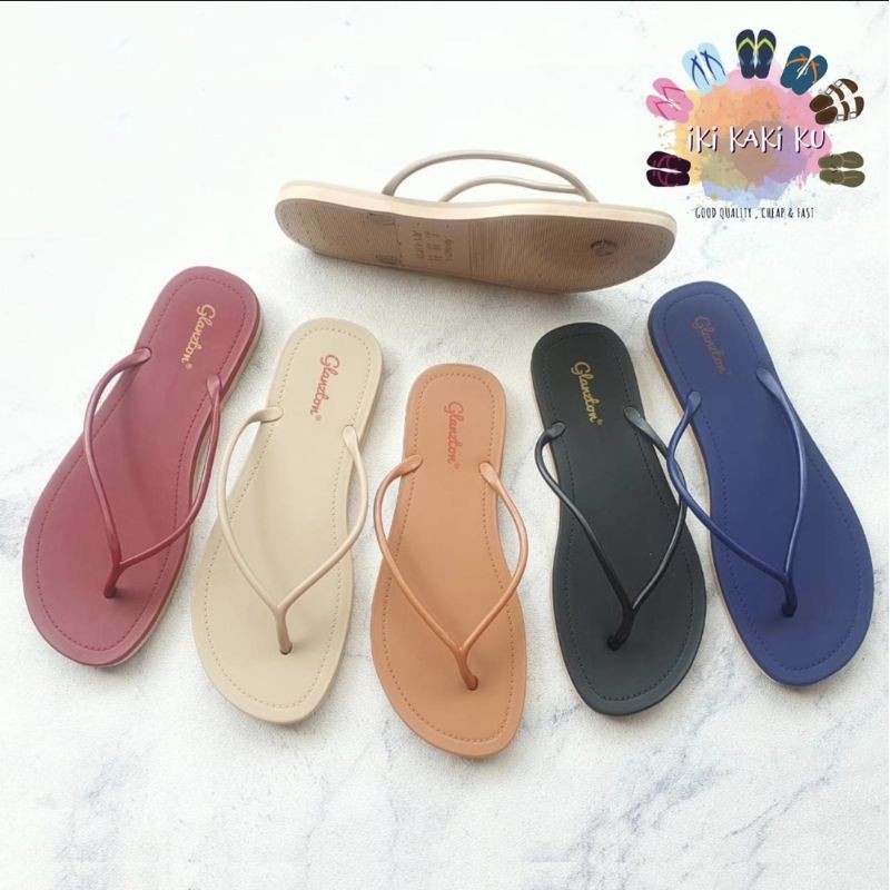 Jual Sandal Jepit Wanita Dewasa Glanston 1819 31ps Karet Jelly Dove Lentur Ringan Shopee Indonesia 3674