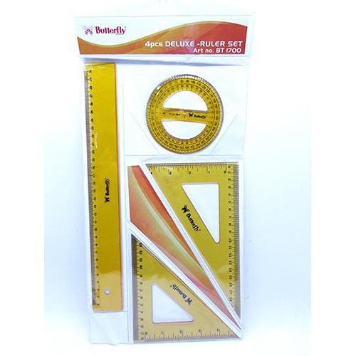 Jual Penggaris BT 1700 Butterfly Ruler Set | Shopee Indonesia