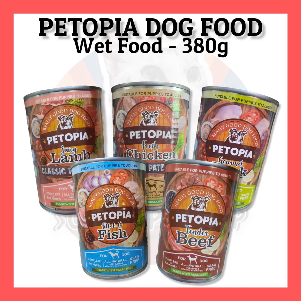 Jual PETOPIA MAKANAN ANJING BASAH KALENG WET FOOD DOG FOOD | Shopee ...