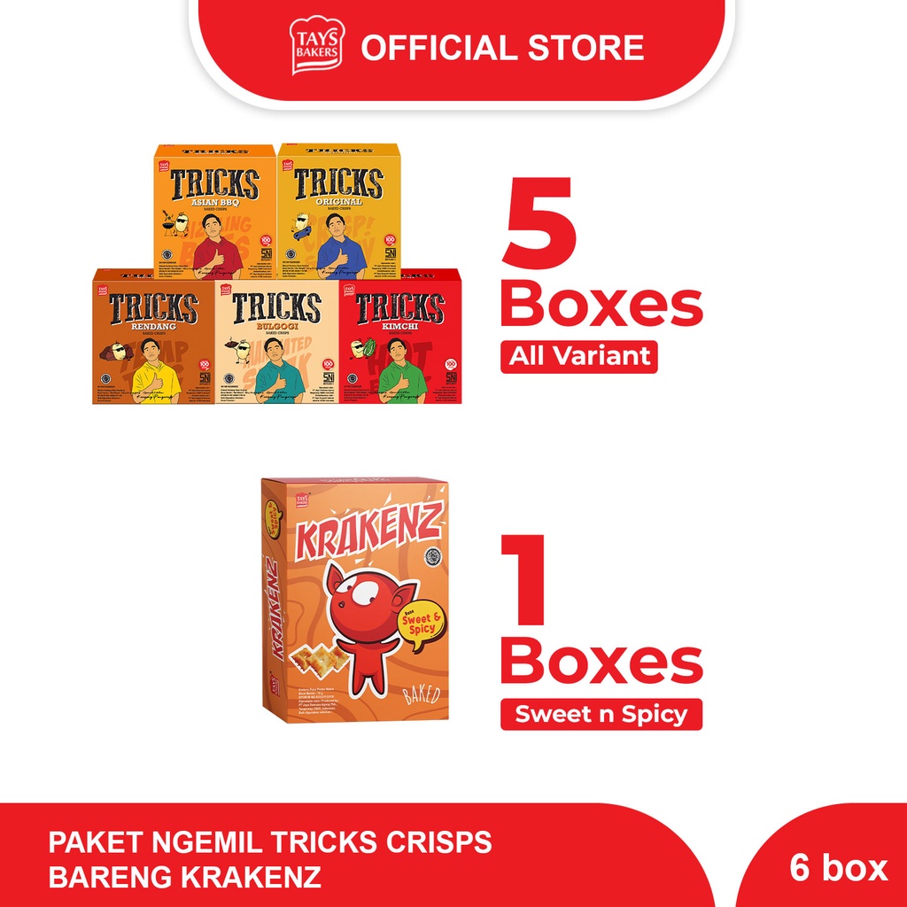 Jual Snack Box Tricks Crisps Dan Krakenz Cemilan Santai Keluarga ...