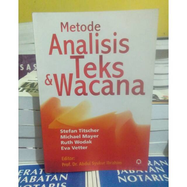 Jual BUKU METODE ANALISIS TEKS & WACANA | Shopee Indonesia