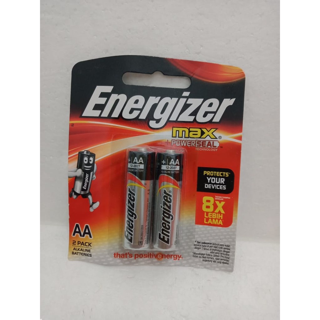 Jual Baterai Energizer Max AA (isi 2pc) | Shopee Indonesia