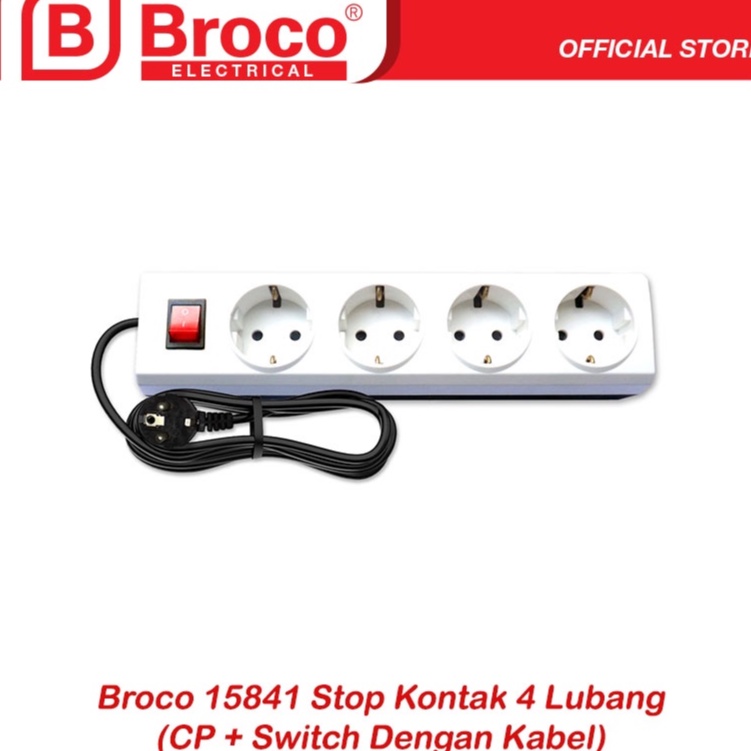 Stop Kontak Broco 4 Lubang