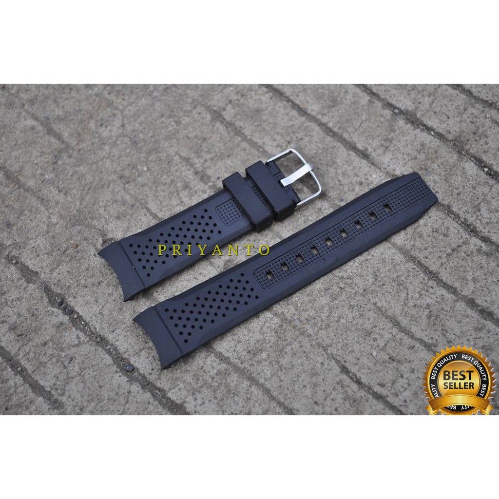 STRAP RUBBER TALI JAM TANGAN TAG HEUER CARRERA CALIBRE 36 22MM