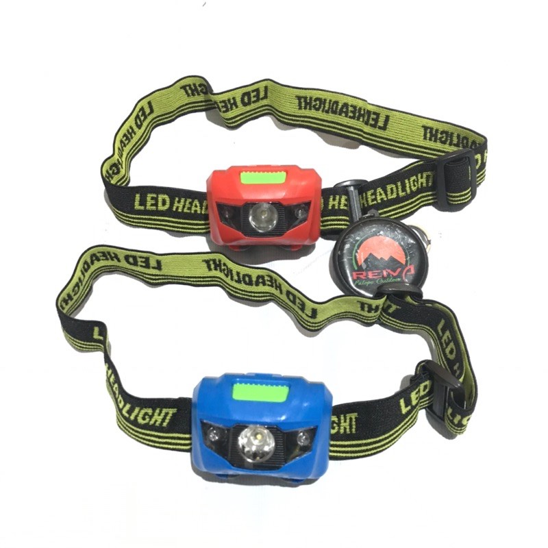 Jual Senter Kepala / Headlamp eiger 3 LED. Shopee Indonesia