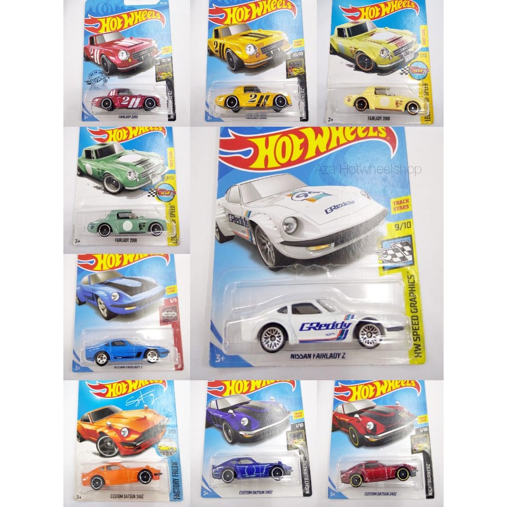 Jual Hot Wheels Nissan Fairlady Z Custom Datsun 240Z Advan Greddy ...