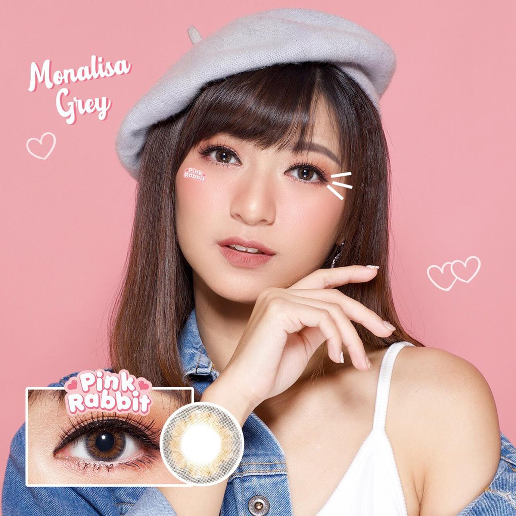 Jual Pink Rabbit Monalisa Grey Softlens (TIDAK BISA BEDA MINUS ...