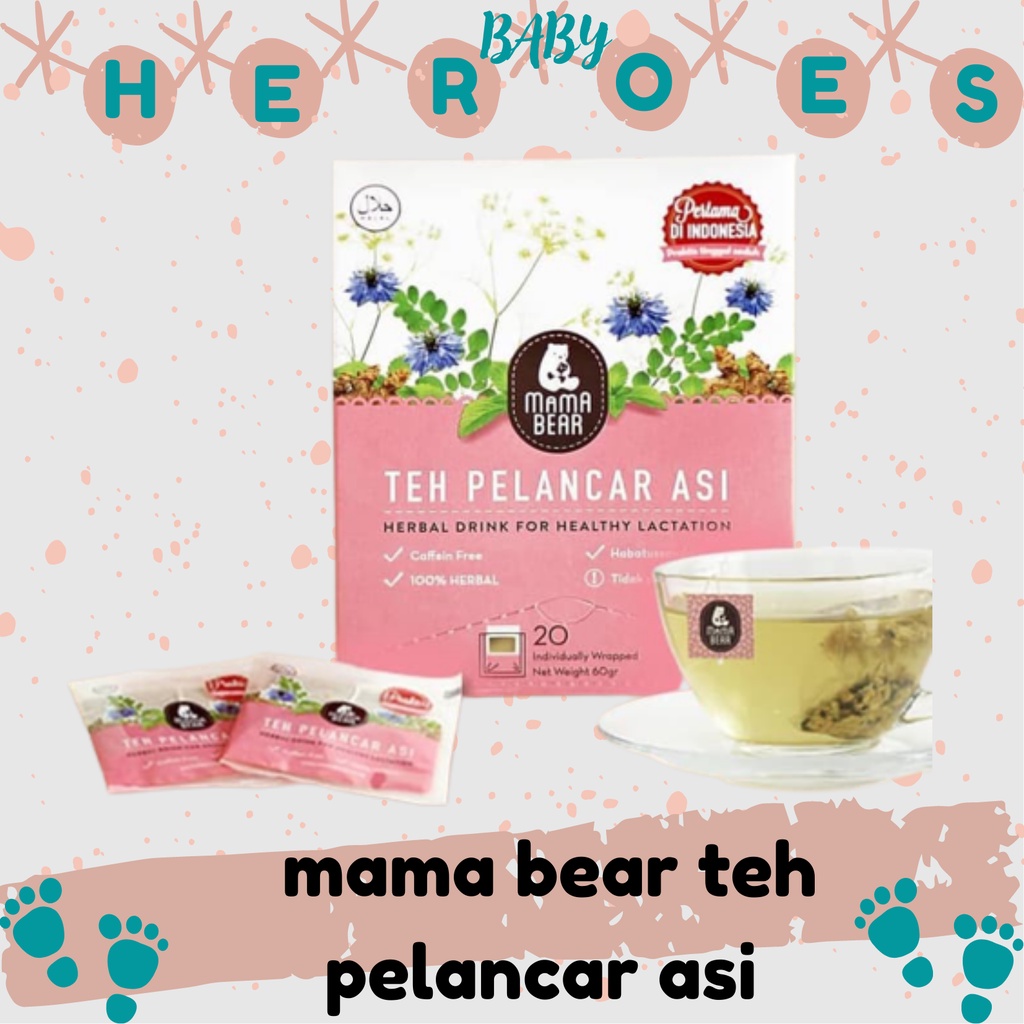 Jual Mama Bear Teh Pelancar Asi Mama Bear Teh Celup Mamabear Shopee Indonesia