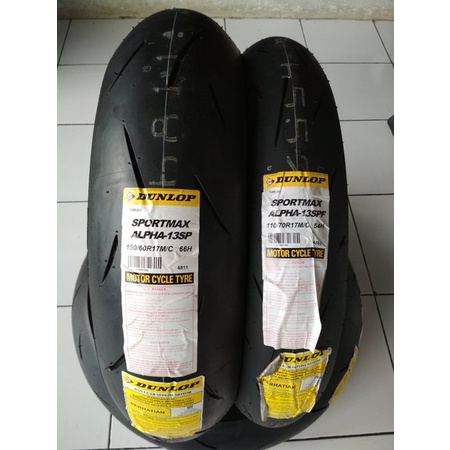 DUNLOP α13 sp H 前後セット DUNLOP α-13sp 110/70-17フロント