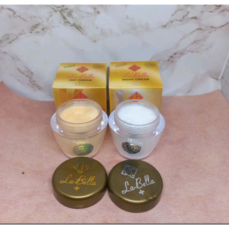 Jual Cream La Bella Siang&Malam//Labella Gold Day&Night Cream Shopee