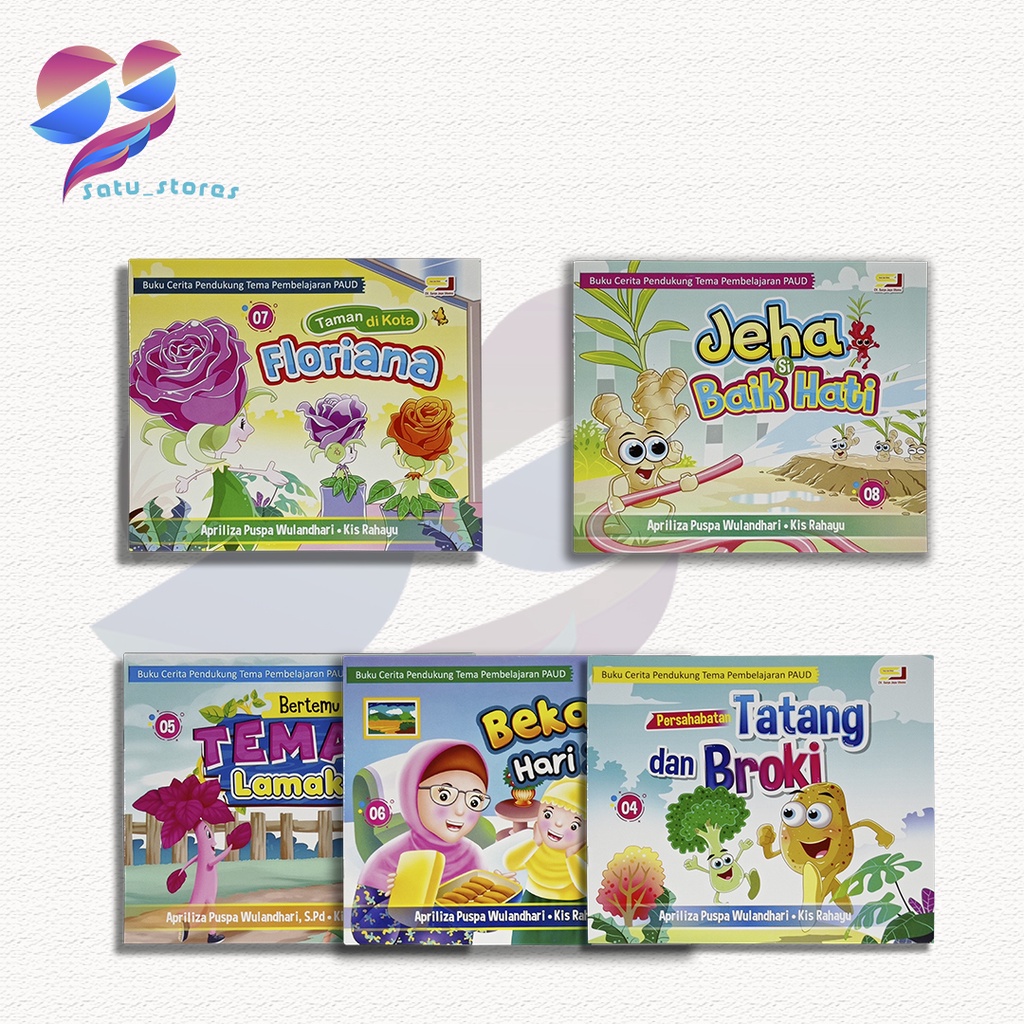 Jual Paket Buku Cerita Anak Bergambar - 5 BUKU | Shopee Indonesia