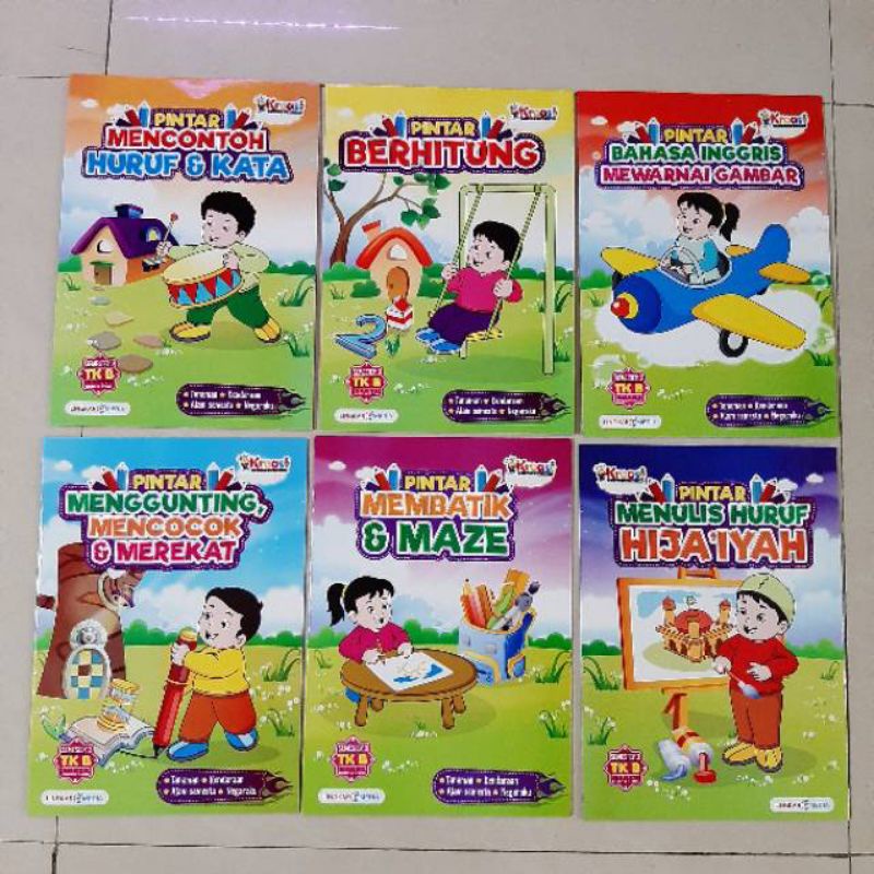 Jual Buku Paket Paud /tk Semester 2 Isi 6 Buku | Shopee Indonesia