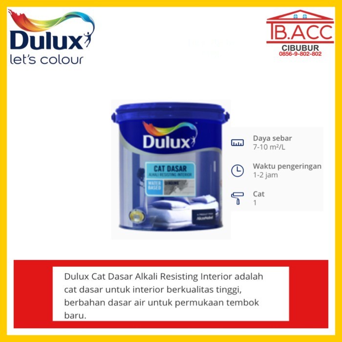 Jual Produk Terbaru Cat Dasar Dulux Alkali Resisting Primer Interior 25liter Shopee Indonesia 0001