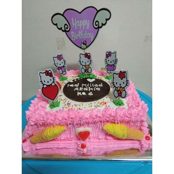 Jual Kue ulang tahun karakter Hello Kitty | Shopee Indonesia
