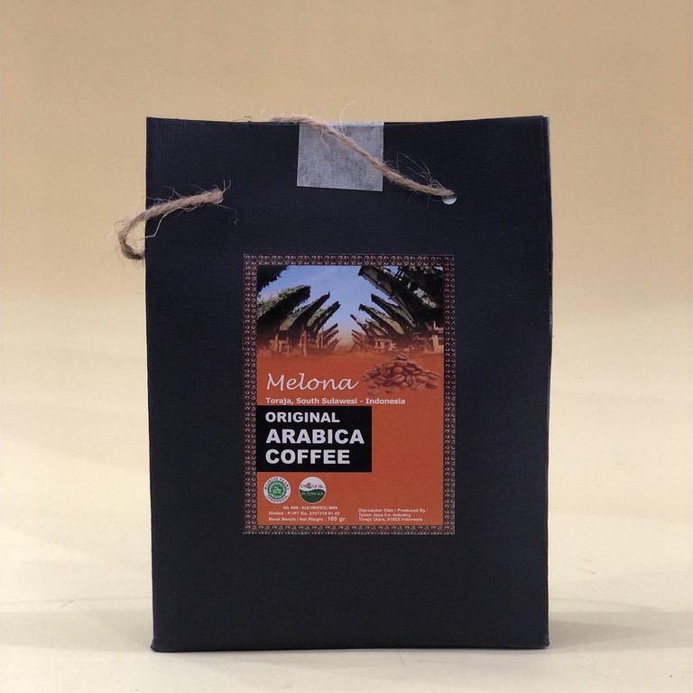 Jual KOPI TORAJA MELONA ORIGINAL ARABICA COFFEE 100gr Shopee Indonesia