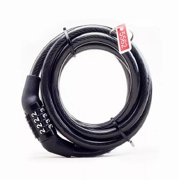 Jual BWDO Gembok Kabel Pengaman Sepeda Anti Maling Pagar Kode Angka PIN ...