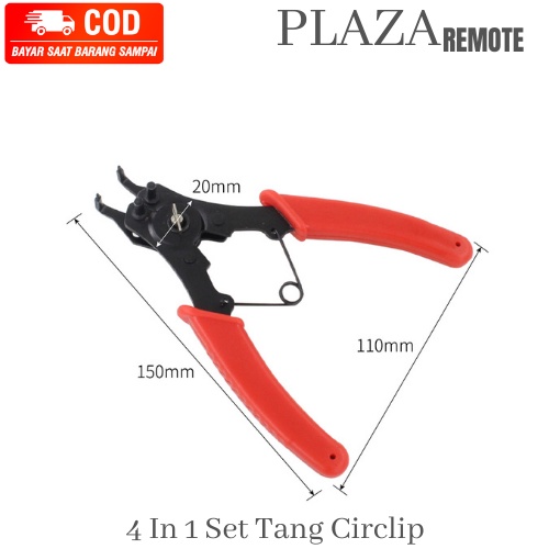 Jual Tang SPIE SET 5IN1 3/8 Gunting Coil / Tang SPIE Potong Kawat Kabel ...