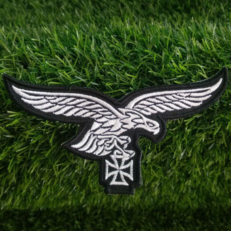 Jual Bordir Eagle Elang Jerman Adolf Hitler Emblem Iron Cross