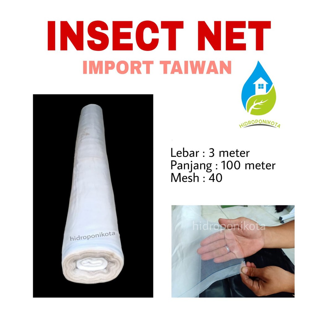 Jual Insectnet Mesh 40, Ukuran 1 meter x lebar 3 meter -Jaring ...