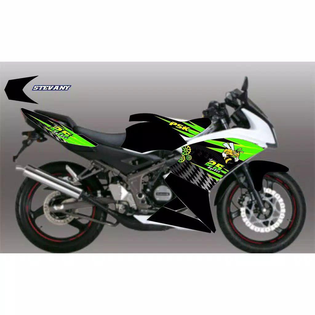 Jual NINJA 250 MONO Decal Sticker - Decal stiker Full Body NINJA 250