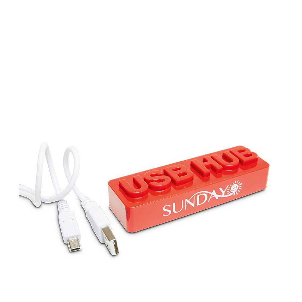 Jual Sunday USB Hub Merah (HL250R1) | Shopee Indonesia
