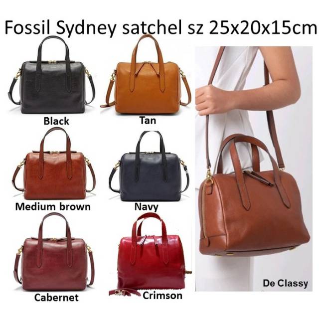 Tas fossil 2025 sydney satchel