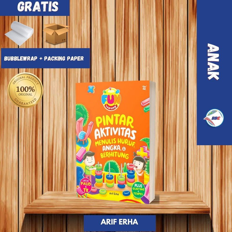 Jual BUKU ANAK FUN LEARNING PINTAR AKTIVITAS MENULIS HURUF, ANGKA ...