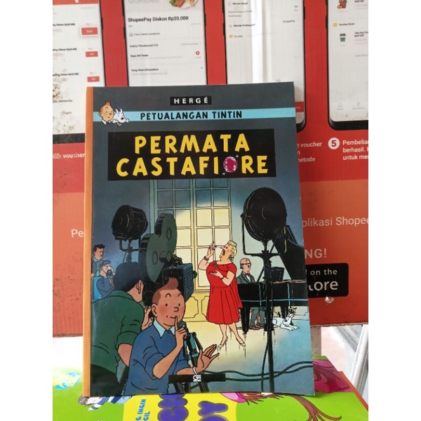 Jual Buku Petualangan Tintin Permata Castafiore Shopee Indonesia