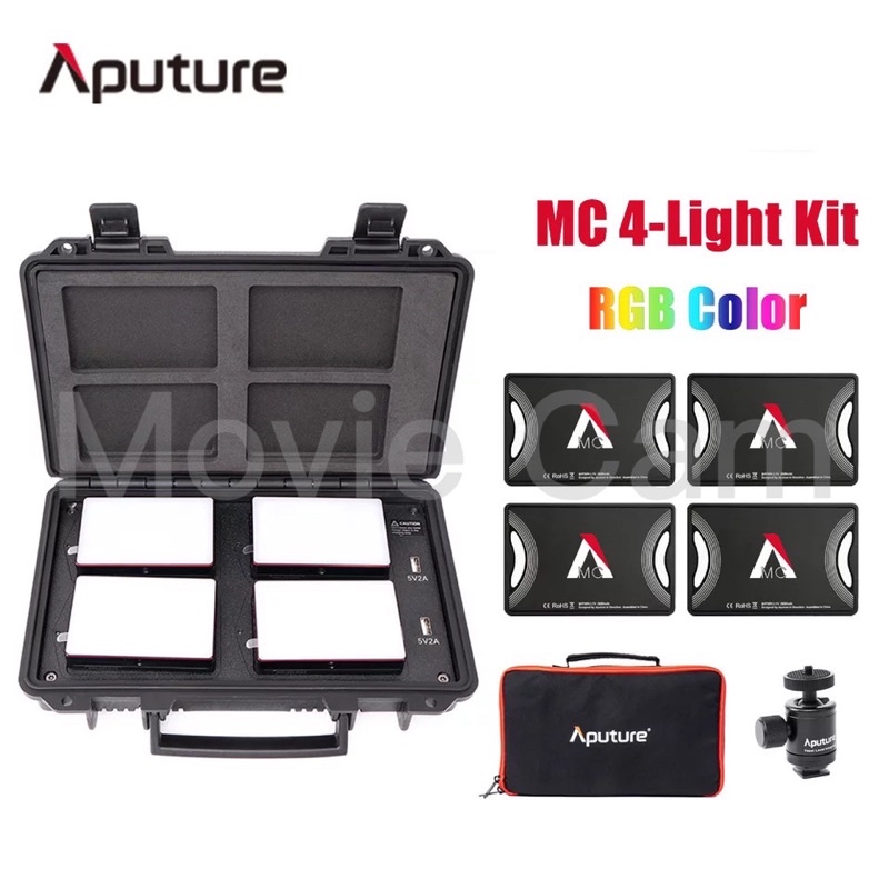 Jual Aputure MC 4-Light Travel Kit with Case | Shopee Indonesia