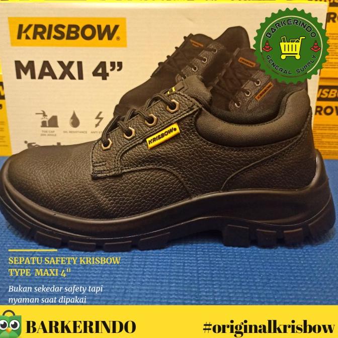 Jual Sepatu Safety Krisbow Maxi 4 Inch Shopee Indonesia