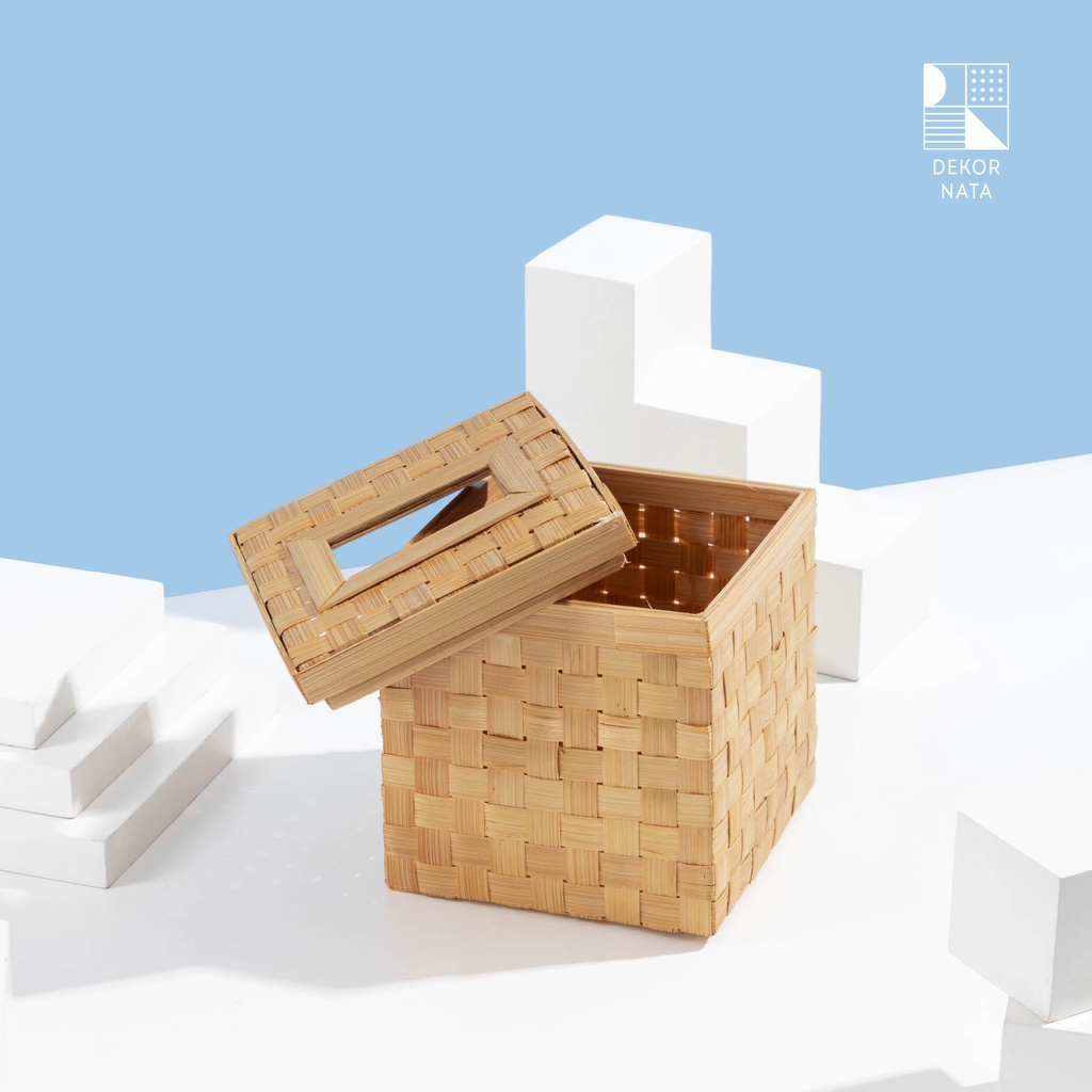 Jual Dekornata Cleo Square Tissue Box / Tempat Tissue Bambu / Kotak ...