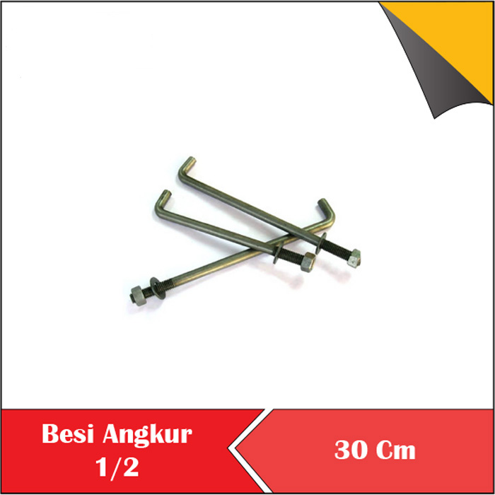 Jual BAUT ANCHOR ANGKUR L BAJA HITAM BETON 1/2 PANJANG 30CM | Shopee ...