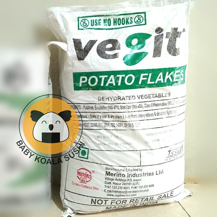 Jual Kentang Bubuk Instan / POTATO FLAKE 1 Kg / Mashed Potato Flakes
